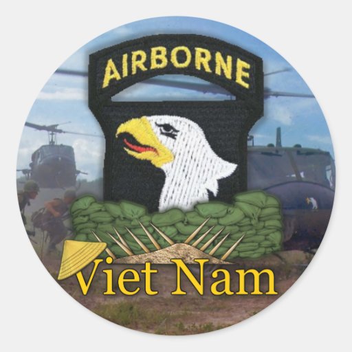101st airborne division veterans vietnam sticker