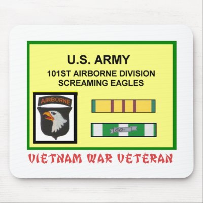 101ST AIRBORNE DIVISION VIETNAM WAR VET MOUSE PADS by drphill1946