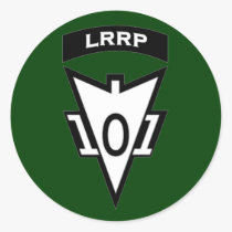 101st Airborne LRRP Recondo pocket patch stickers