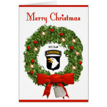101st Airborne Military Christmas Card