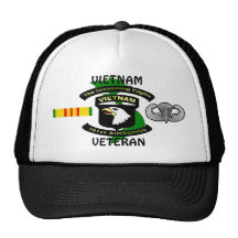 101st Airborne Screaming Eagle Vietnam Ball Caps Hats