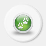 103143-3d-glossy-green-orb-icon-animals-paw-print3 refrigerator magnets