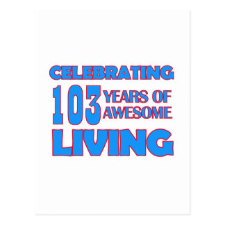 103 Birthday Cards, 103 Birthday Card Templates, Postage, Invitations ...