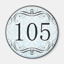 105 Area Code Refrigerator Magnet