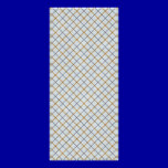 105 BLUE TAN DAD FATHER PLAID GRID SQUARES PATTERN rack cards