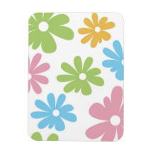 105 COLORFUL VECTOR FLOWERS COLLAGE GRAPHICS TEMPL FLEXIBLE MAGNETS