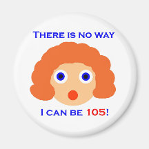 105 There is no way Fridge Magnets