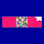 106 COLORFUL VECTOR FLOWERS COLLAGE GRAPHICS TEMPL bumper stickers