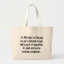 106 Miles To Chicago Tote Bag