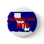 1070 CALIFORNIA PINBACK BUTTON