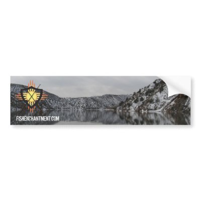 107_1389, FE_color_logo, FISHENCHANTMENT.COM Bumper Stickers by FishEnchantment