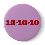 10-10-10 Hearts Pins