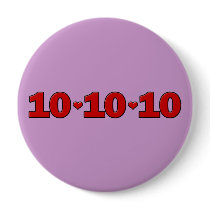 10-10-10 Hearts Pins