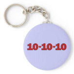 10-10-10 Hearts Key Chain