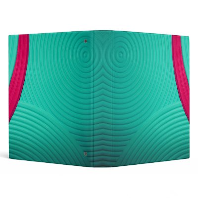 10 Blue & Pink Abstract Sunshine 1" Avery Binder by colourmatt
