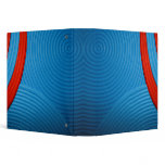 10 Blue & Red Abstract Sunshine 1.5" Avery Binder