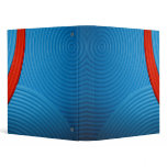 10 Blue & Red Abstract Sunshine 1" Avery Binder