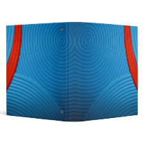 10 Blue & Red Abstract Sunshine 1" Avery Binder
