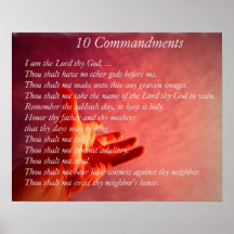 10 Comandments Poster 