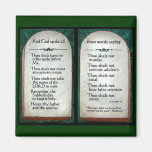 10 Commandments Magnet