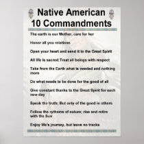 10 commandments NA Poster