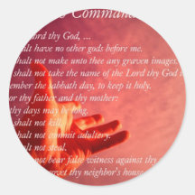 10 Commandments  Stickers