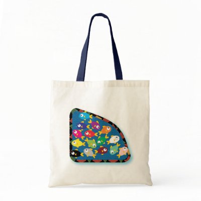10 Fishes Tote Bag by adellaandmella