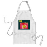 10 Great Years! apron Pink Poppy Flower