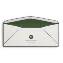#10 - Green & Cream Monogram (Green inside)