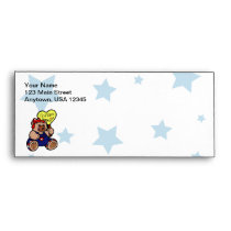 #10 July 4th Envelopes: American Teddy Bear