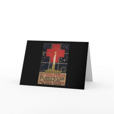 10 million members by Christmas Red Cross Cards by Vintage_Mall