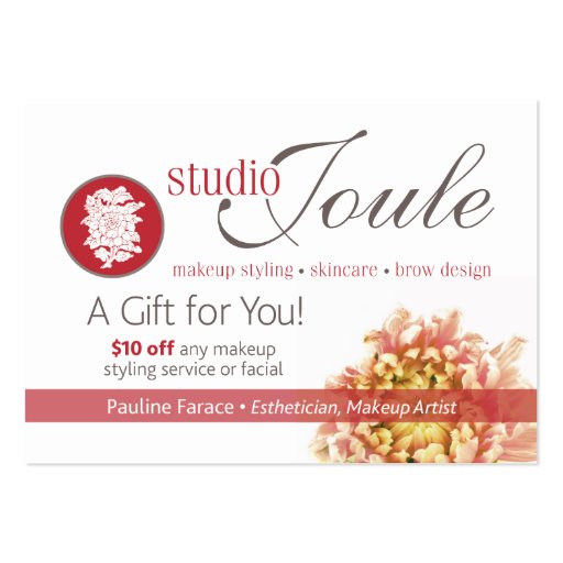 $10 Off Coupon Pauline Business Cards