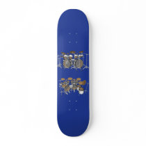 10 Piece Drum Kit: 3D Model: Custom Skateboard