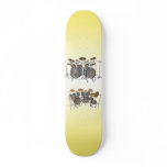 10 Piece Drum Kit: 3D Model: Custom Skateboard