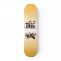 10 Piece Drum Kit: 3D Model: Custom Skateboard