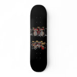 10 Piece Drum Kit: 3D Model: Custom Skateboard