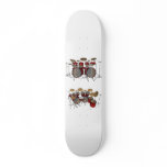 10 Piece Drum Kit: 3D Model: Custom Skateboard