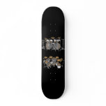 10 Piece Drum Kit: 3D Model: Custom Skateboard