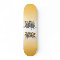 10 Piece Drum Kit: 3D Model: Custom Skateboard