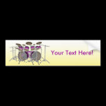 10 Piece Drum Kit: Bumper Sticker