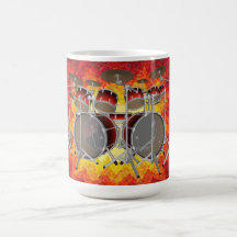 10 Piece Drum Kit & Graphics: Coffee Mug