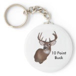 10 Point Buck Key Chains