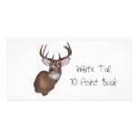 10 Point Buck Photo Card Template