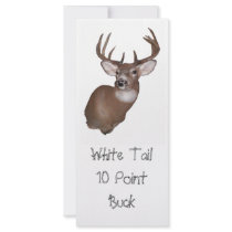 10 Point Buck Custom Rack Card