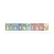 10 Rainbow Rabbits Custom Poster posters