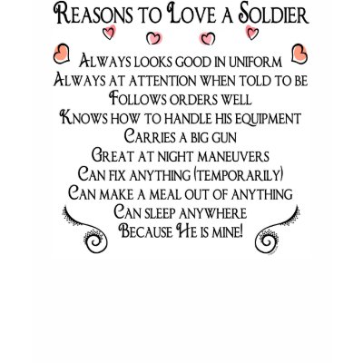 10 Reasons to love a Soldier Shirt by lovethetroops
