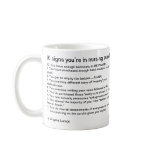 10 signs you’re in nursing school coffee mug