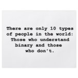 10 Types of People flyers