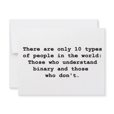 10 Types of People Custom Announcements by lindabissett