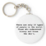 10 Types of People Keychain